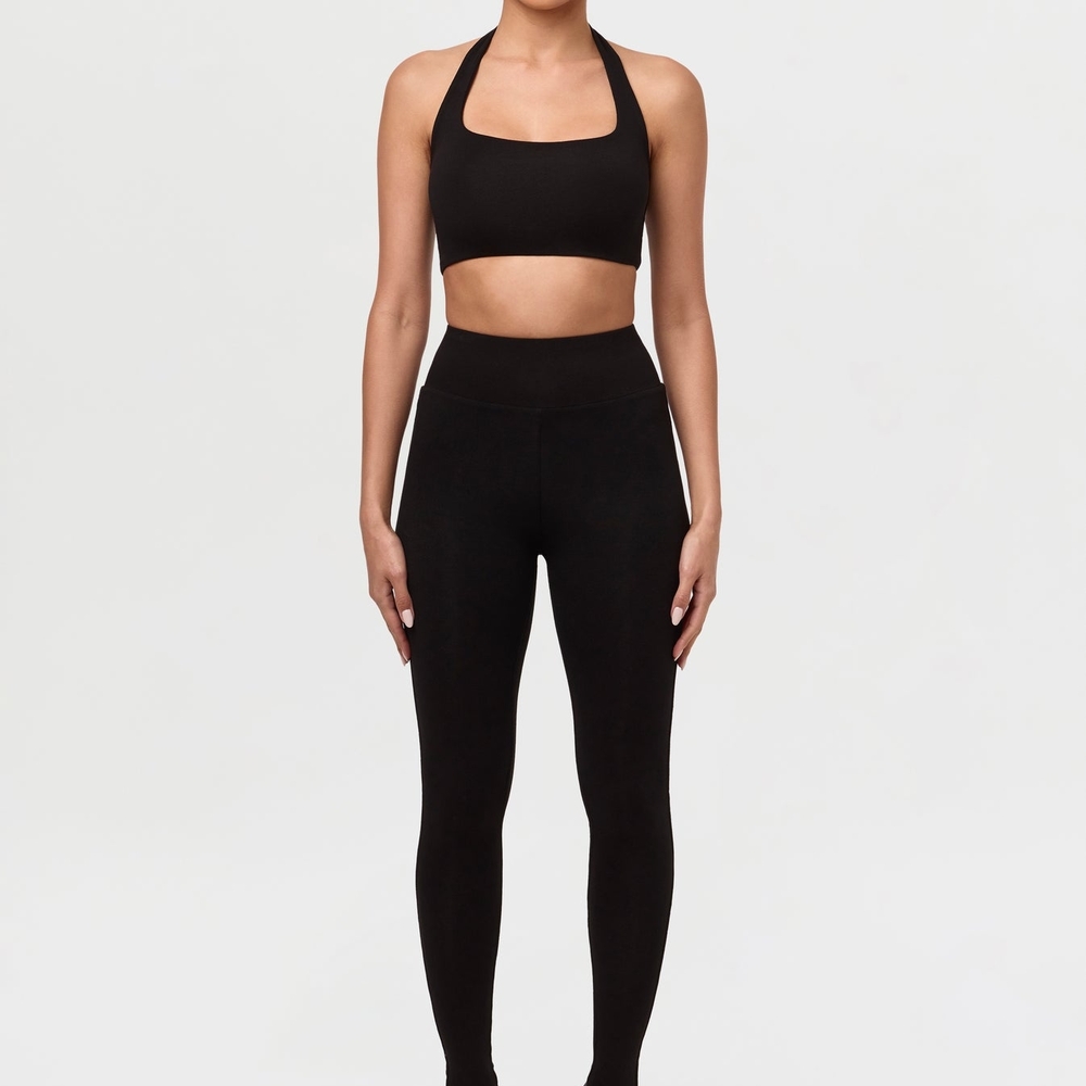 Naked Wardrobe Black High-Rise Leggings